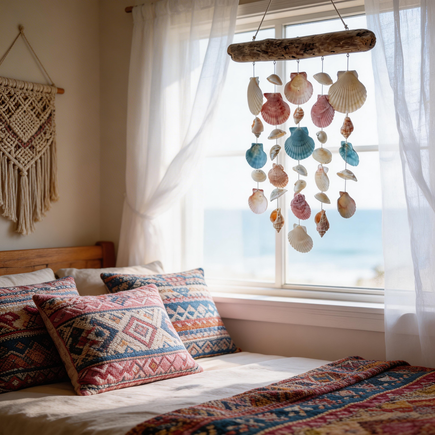 Gift-Ready | Natural Seashell Coastal Charm | Dreamy Ocean Décor