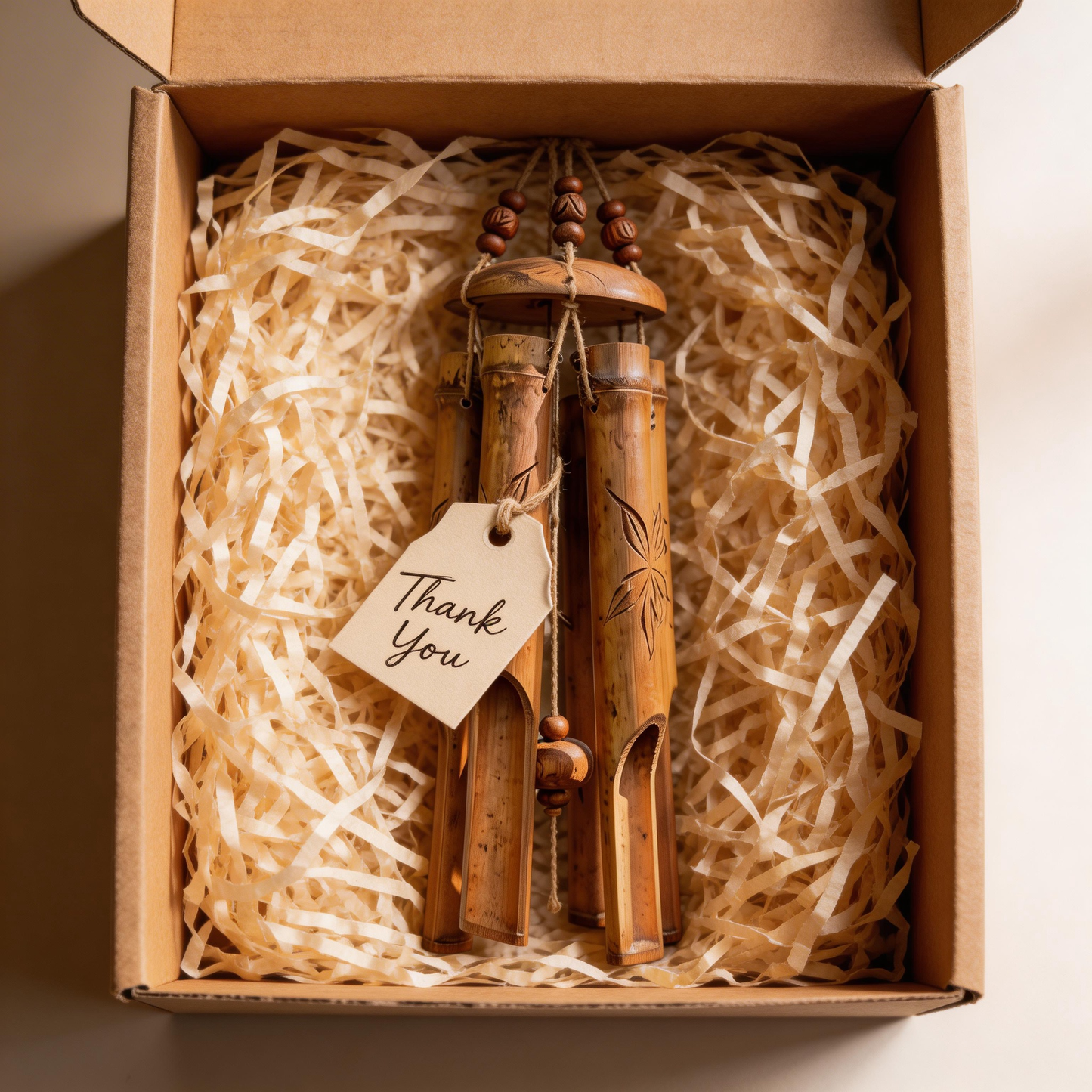 Gift-Loved | Handcrafted Bamboo Forest Chimes | Soothing Nature Melody