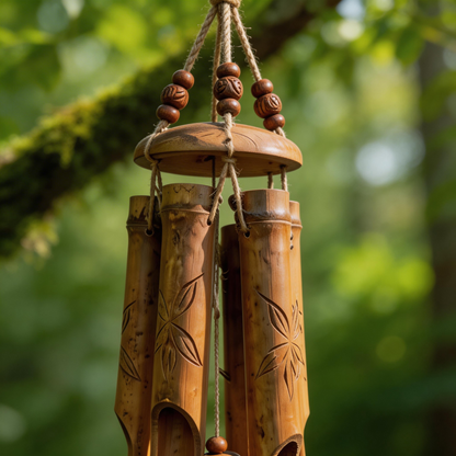 Gift-Loved | Handcrafted Bamboo Forest Chimes | Soothing Nature Melody