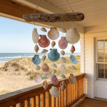 Gift-Ready | Natural Seashell Coastal Charm | Dreamy Ocean Décor
