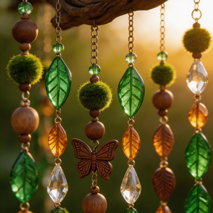 Gift-Perfect | Driftwood Forest Wind Chimes | Magical Garden Accent