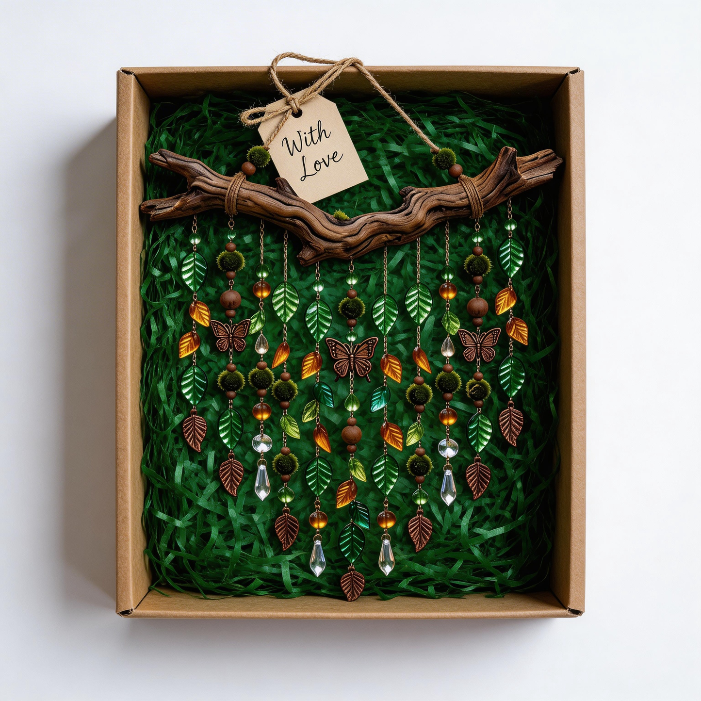 Gift-Perfect | Driftwood Forest Wind Chimes | Magical Garden Accent