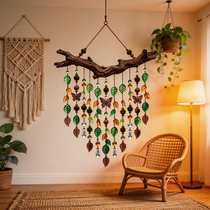 Gift-Perfect | Driftwood Forest Wind Chimes | Magical Garden Accent